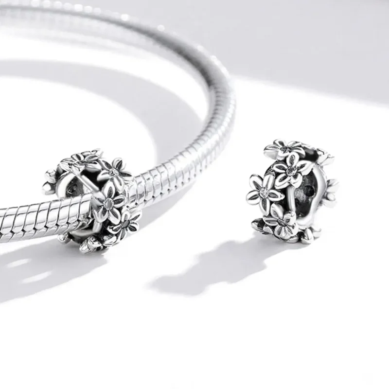 (zdjęcie do) Charms Typu Pandora Retro Kwiaty - SCC1938 - Wyświetl 4