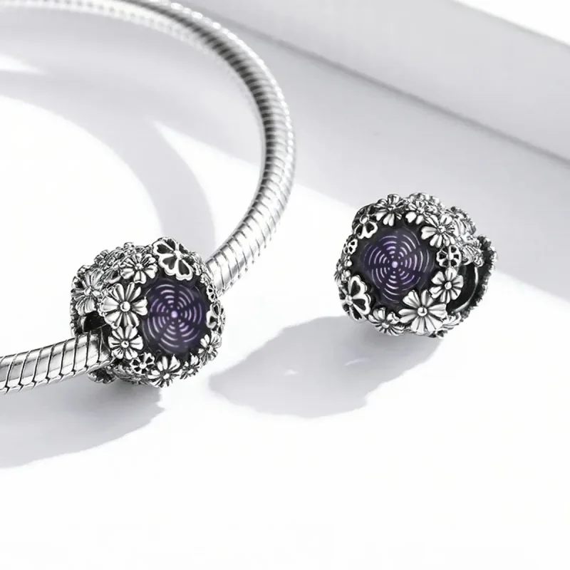 (zdjęcie do) Charms Typu Pandora Retro Kwiaty - SCC2096 - Wyświetl 4