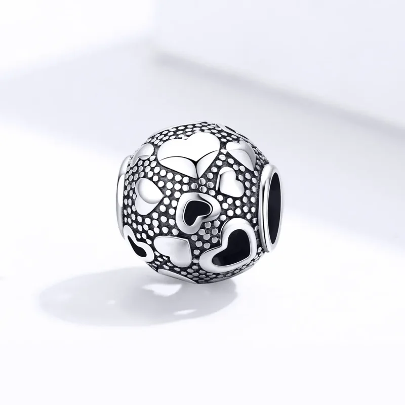 (zdjęcie do) Charms Typu Pandora Retro serce - SCC1451 - Wyświetl 2