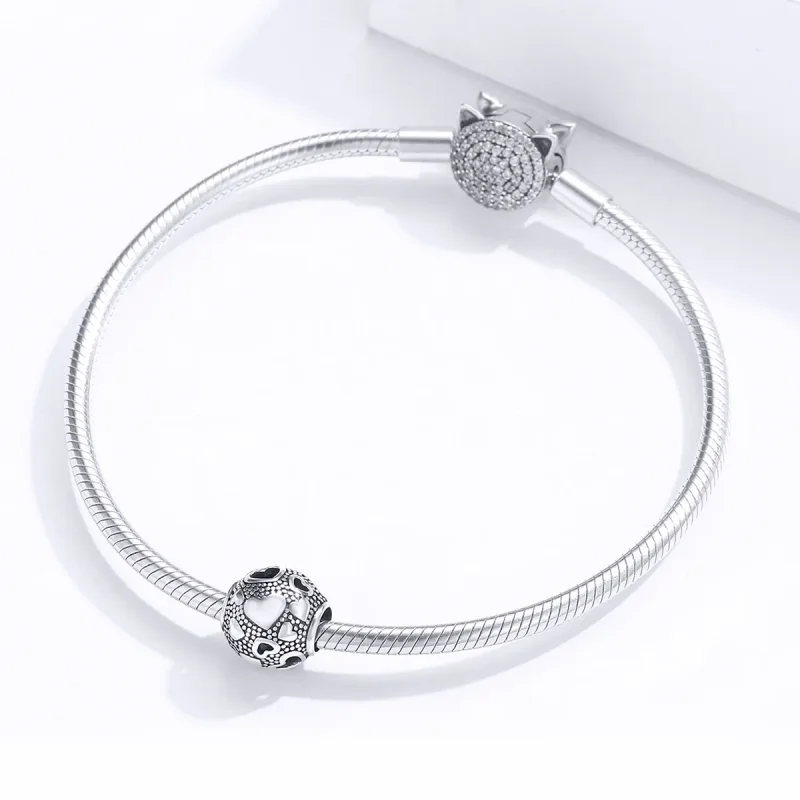(zdjęcie do) Charms Typu Pandora Retro serce - SCC1451 - Wyświetl 3