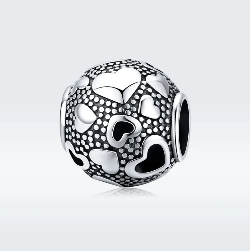 (zdjęcie do) Charms Typu Pandora Retro serce - SCC1451 - Wyświetl 5