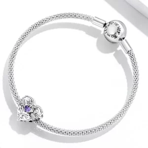 Charms Typu Pandora retro serce - SCC2158
