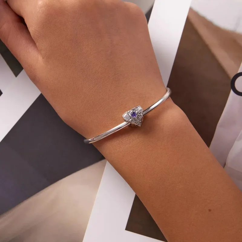 (zdjęcie do) Charms Typu Pandora retro serce - SCC2158 - Wyświetl 5