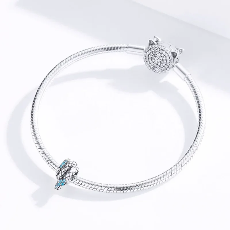 (zdjęcie do) Charms Typu Pandora Retro Wąż - SCC1351 - Wyświetl 2