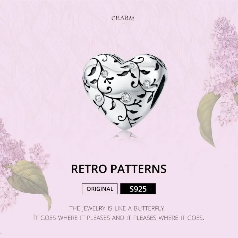 (zdjęcie do) Charms Typu Pandora Retro Wzory - SCC1323 - Wyświetl 6