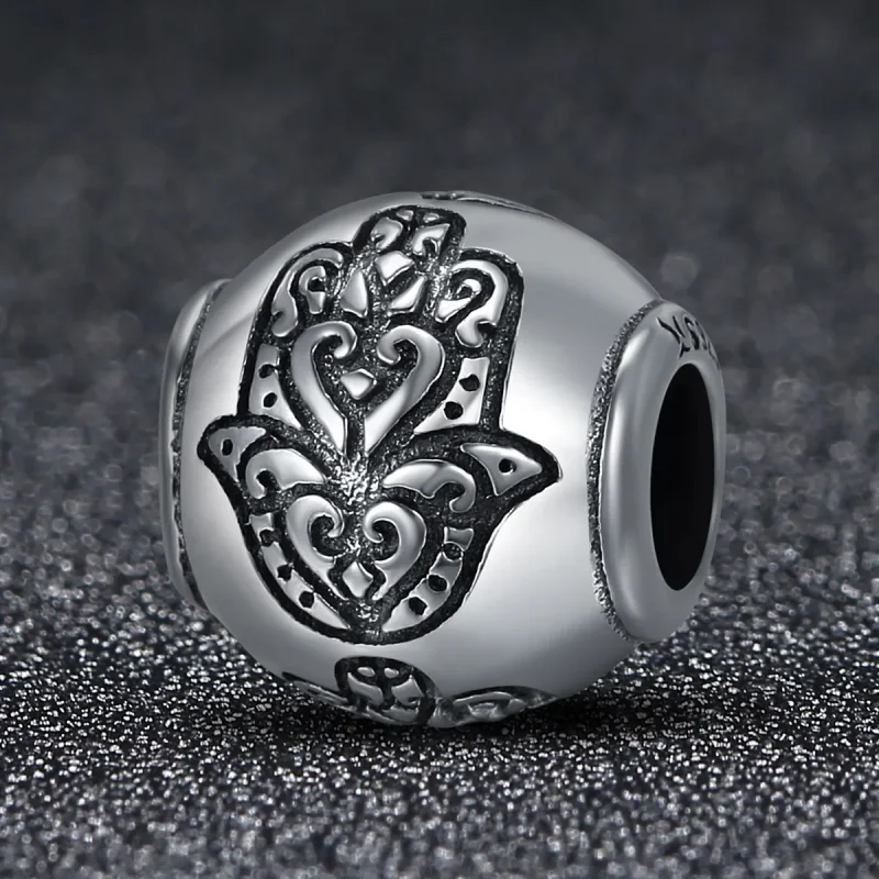 (zdjęcie do) Charms Typu Pandora Ręka Fatimy - SCC306 - Wyświetl 3