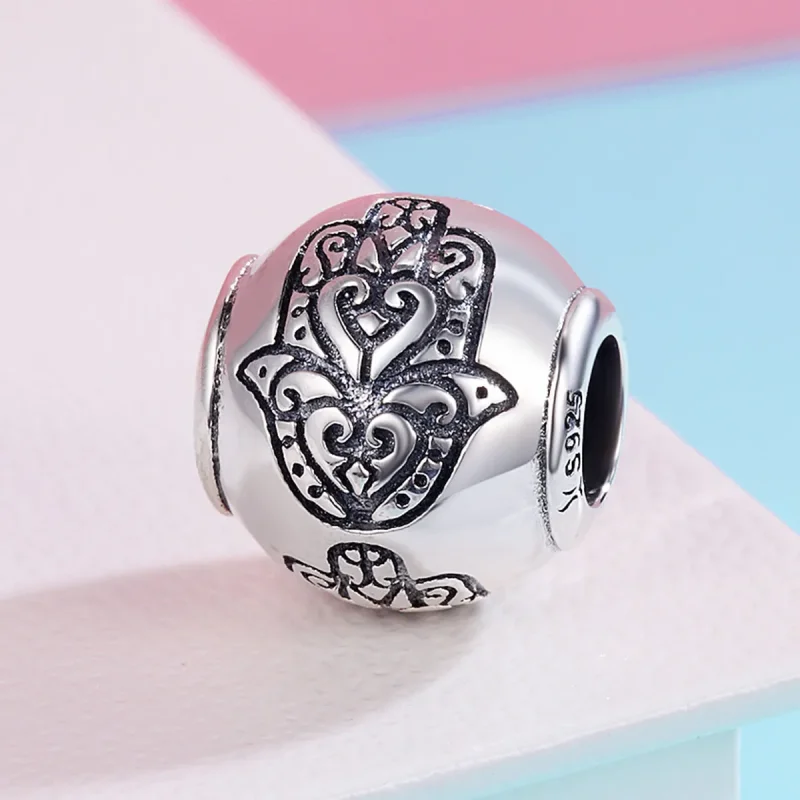 (zdjęcie do) Charms Typu Pandora Ręka Fatimy - SCC306 - Wyświetl 4