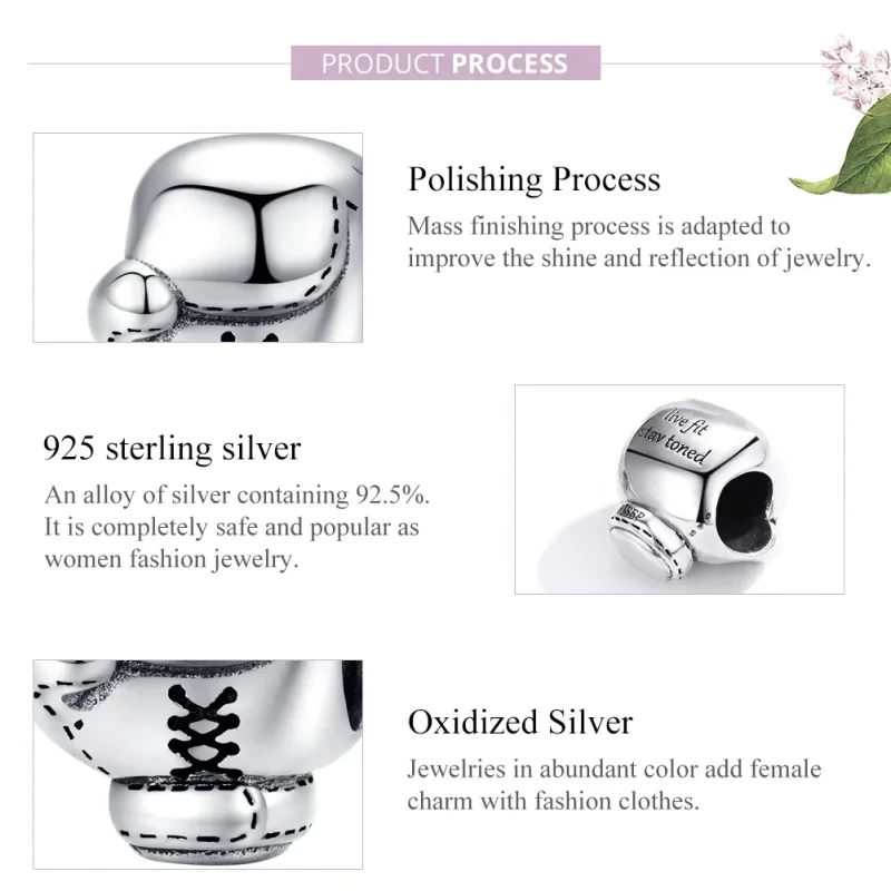 (zdjęcie do) Charms Typu Pandora Rękawica bokserska - SCC1325 - Wyświetl 8
