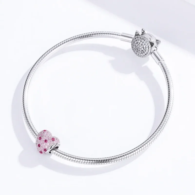 (zdjęcie do) Charms Typu Pandora Romans młodej dziewczyny - BSC118 - Wyświetl 3