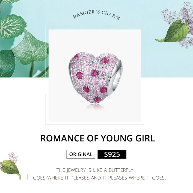(zdjęcie do) Charms Typu Pandora Romans młodej dziewczyny - BSC118 - Wyświetl 6