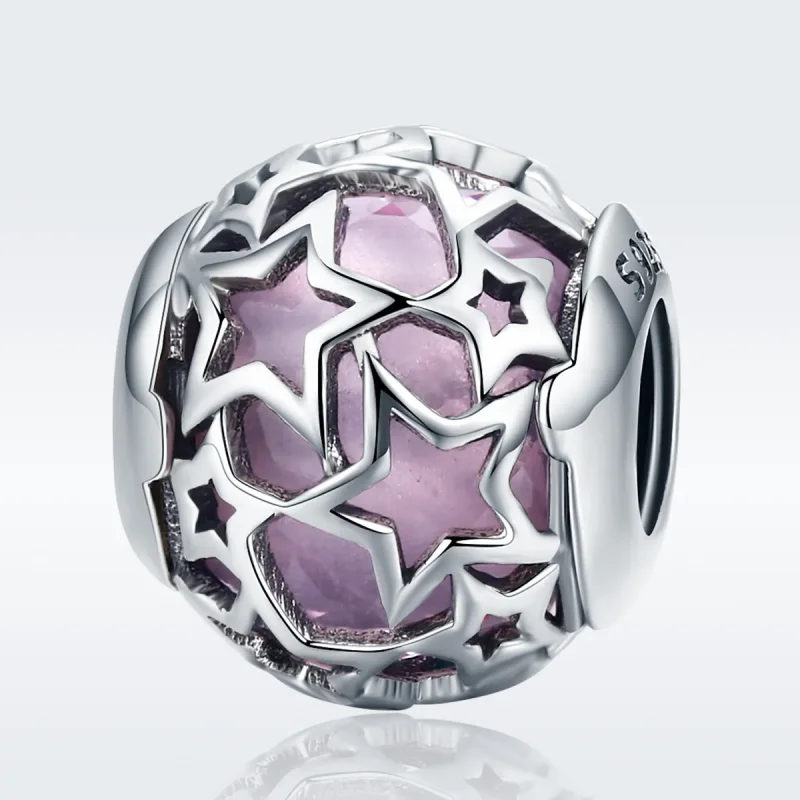 (zdjęcie do) Charms Typu Pandora Romantyczne Gwiazdy - SCC510 - Wyświetl 2
