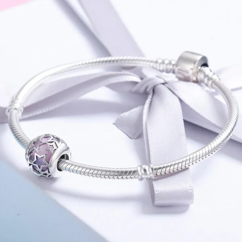 (zdjęcie do) Charms Typu Pandora Romantyczne Gwiazdy - SCC510 - Wyświetl 4