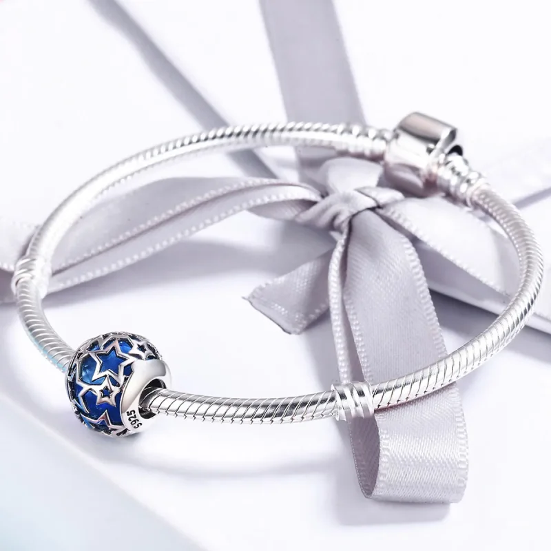 (zdjęcie do) Charms Typu Pandora Romantyczne Gwiazdy - SCC511 - Wyświetl 4