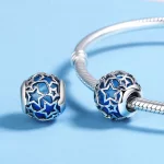 Charms Typu Pandora Romantyczne Gwiazdy - SCC511