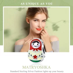 Charms Typu Pandora Rosyjska lalka - SCC1086