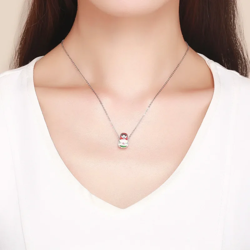 (zdjęcie do) Charms Typu Pandora Rosyjska lalka - SCC1086 - Wyświetl 3