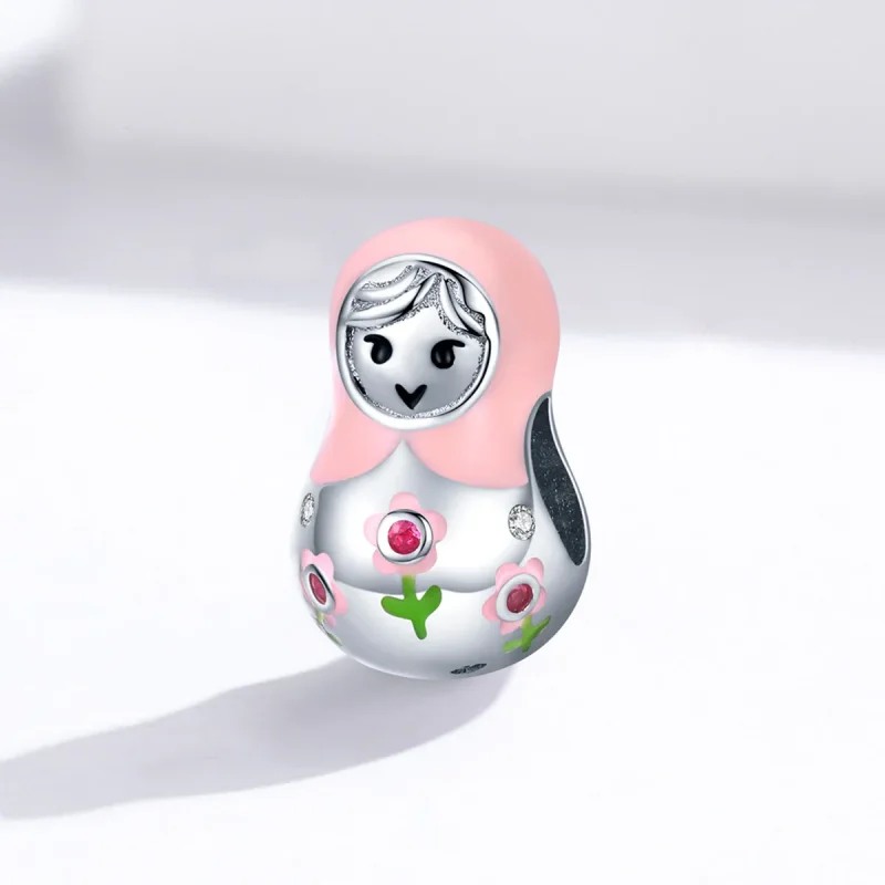 (zdjęcie do) Charms Typu Pandora Rosyjskie Lalki - SCC1435 - Wyświetl 2