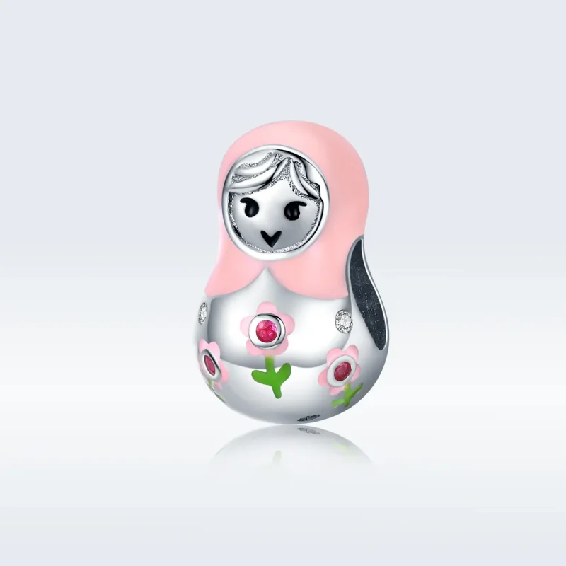 (zdjęcie do) Charms Typu Pandora Rosyjskie Lalki - SCC1435 - Wyświetl 5