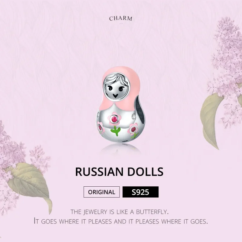 (zdjęcie do) Charms Typu Pandora Rosyjskie Lalki - SCC1435 - Wyświetl 6