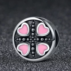 Charms Typu Pandora Różowa miłość - SCC157