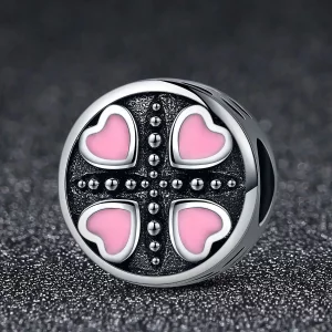 Charms Typu Pandora Różowa miłość - SCC157