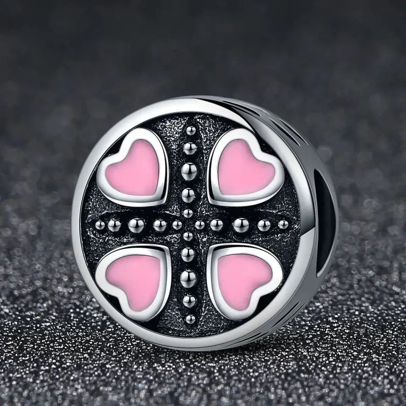 (zdjęcie do) Charms Typu Pandora Różowa miłość - SCC157 - Wyświetl 2