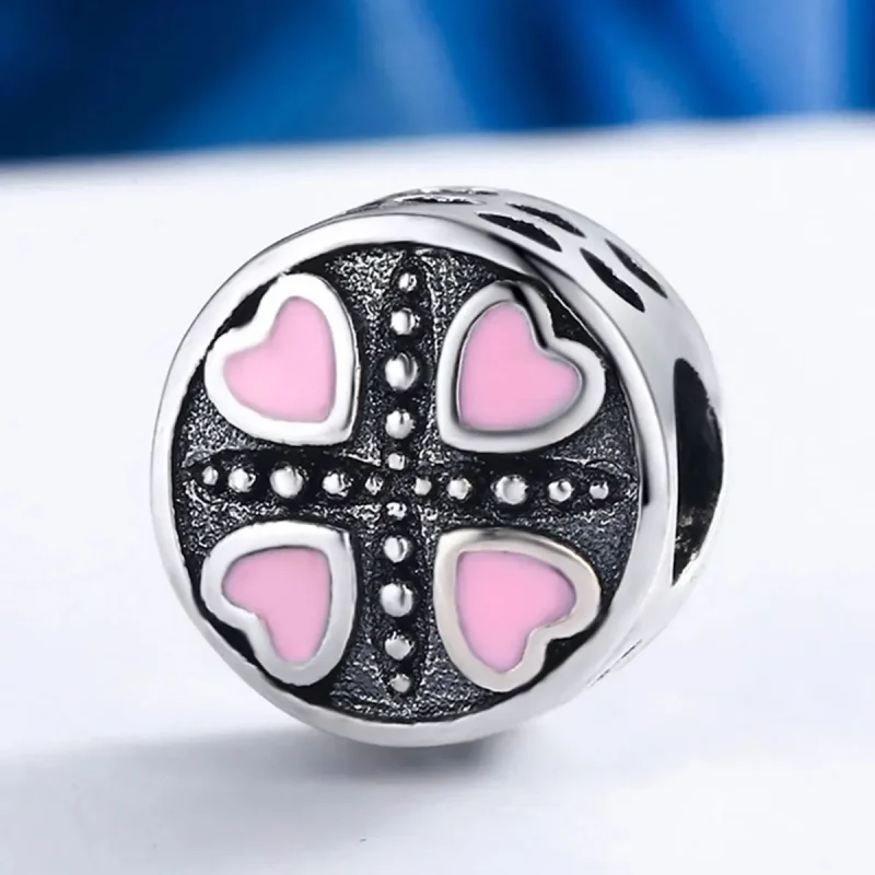 (zdjęcie do) Charms Typu Pandora Różowa miłość - SCC157 - Wyświetl 3