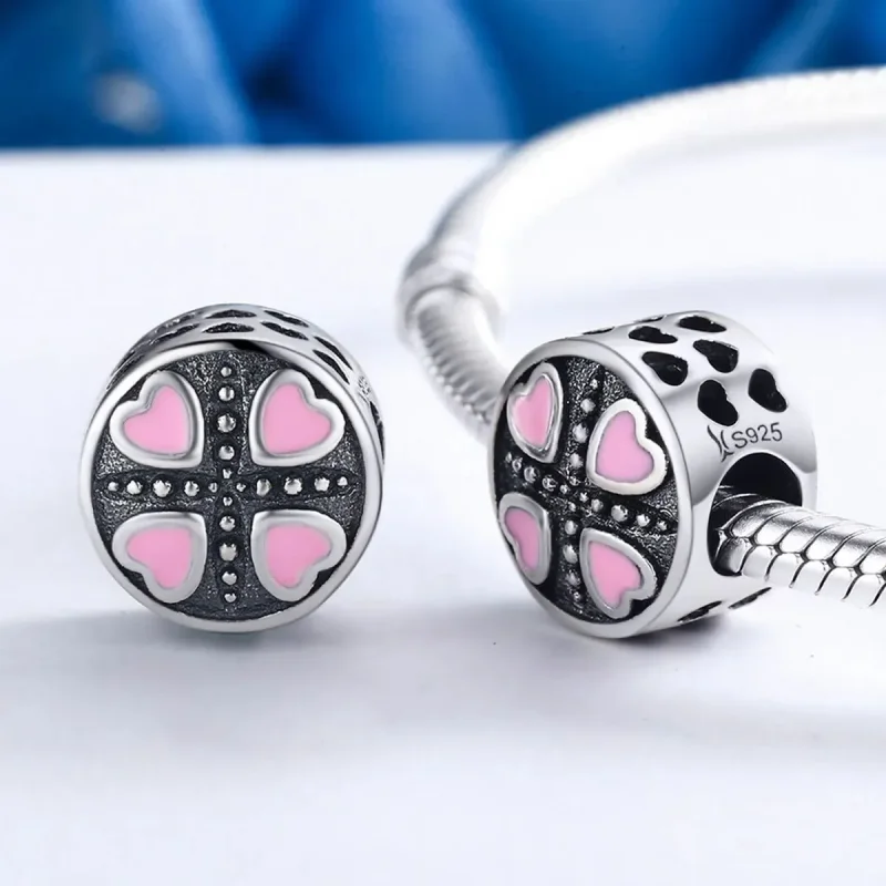 (zdjęcie do) Charms Typu Pandora Różowa miłość - SCC157 - Wyświetl 4