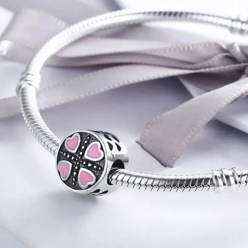 (zdjęcie do) Charms Typu Pandora Różowa miłość - SCC157 - Wyświetl 5