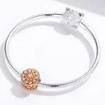 Charms Typu Pandora Różowe okno - SCC1279
