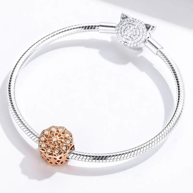 (zdjęcie do) Charms Typu Pandora Różowe okno - SCC1279 - Wyświetl 3