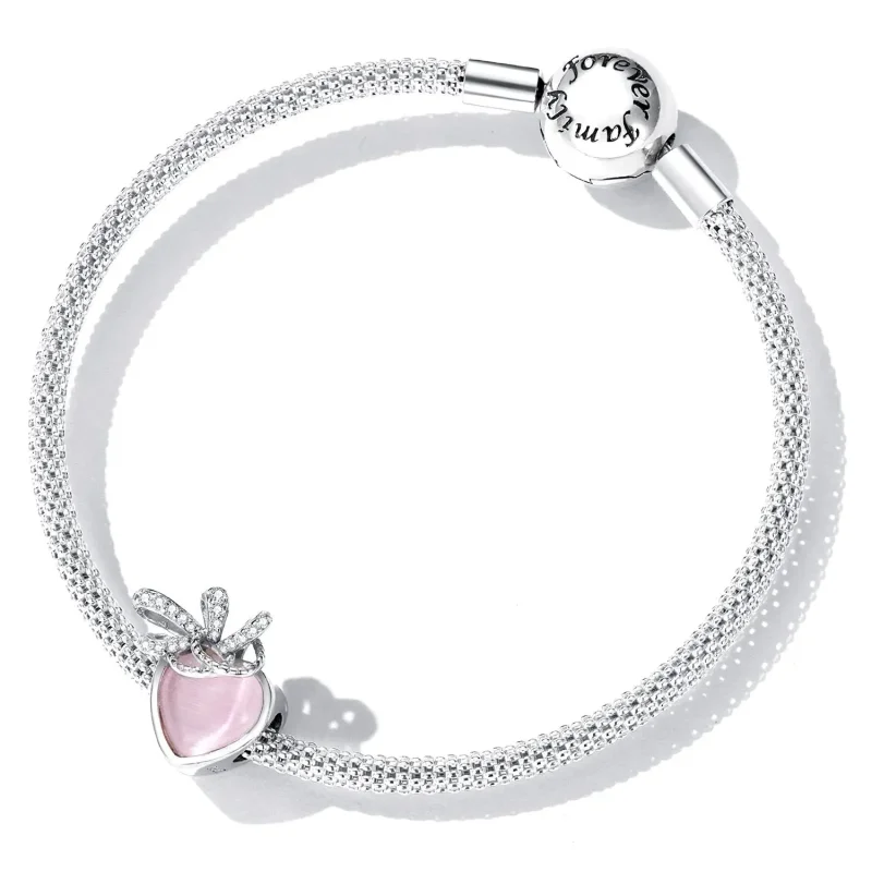 (zdjęcie do) Charms Typu Pandora różowe serce - SCC2261 - Wyświetl 6