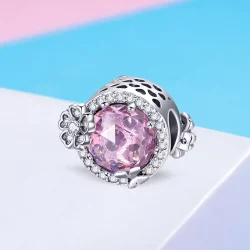Charms Typu Pandora Różowy Smak - SCC904