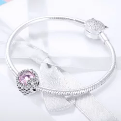 Charms Typu Pandora Różowy Smak - SCC904