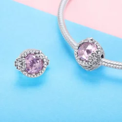 Charms Typu Pandora Różowy Smak - SCC904