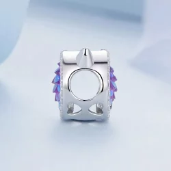 Charms Typu Pandora Rybia łuska głowy kota - BSC703