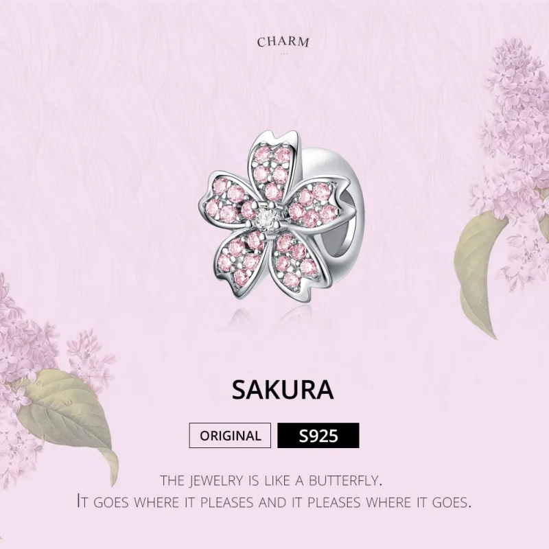 (zdjęcie do) Charms Typu Pandora Sakura - SCC1291 - Wyświetl 2
