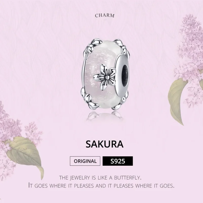 (zdjęcie do) Charms Typu Pandora Sakura - SCC1302 - Wyświetl 2