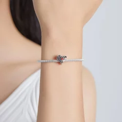 Charms Typu Pandora Serce pajęczej sieci - SCC1958