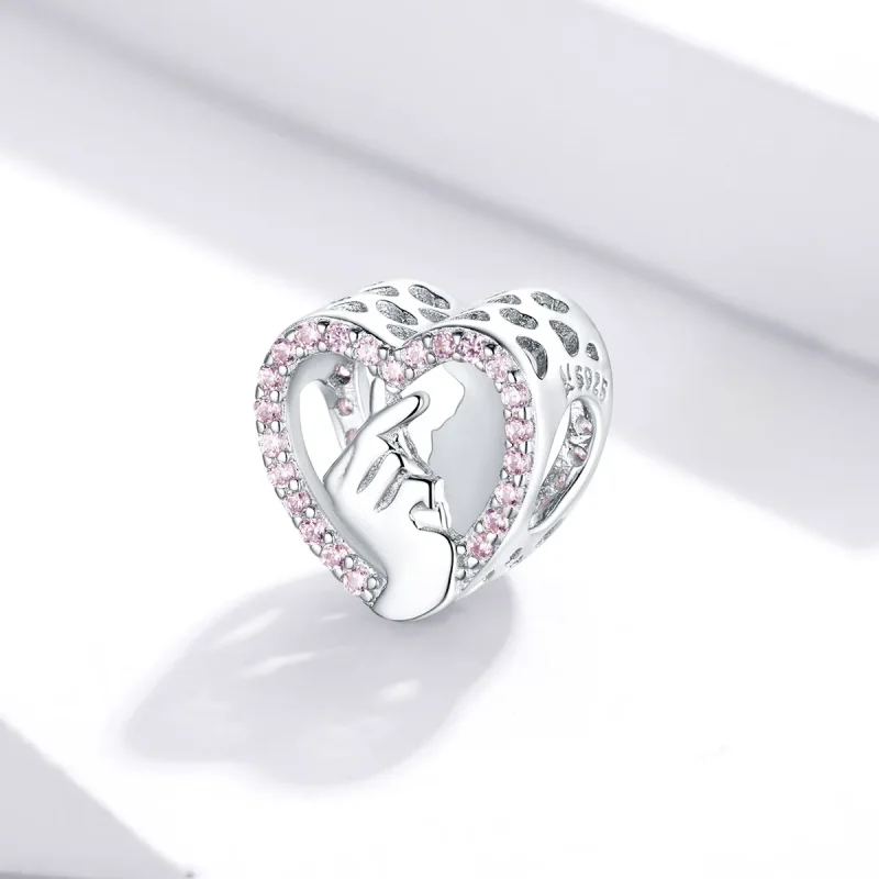 (zdjęcie do) Charms Typu Pandora Serce palec - SCC1690 - Wyświetl 2