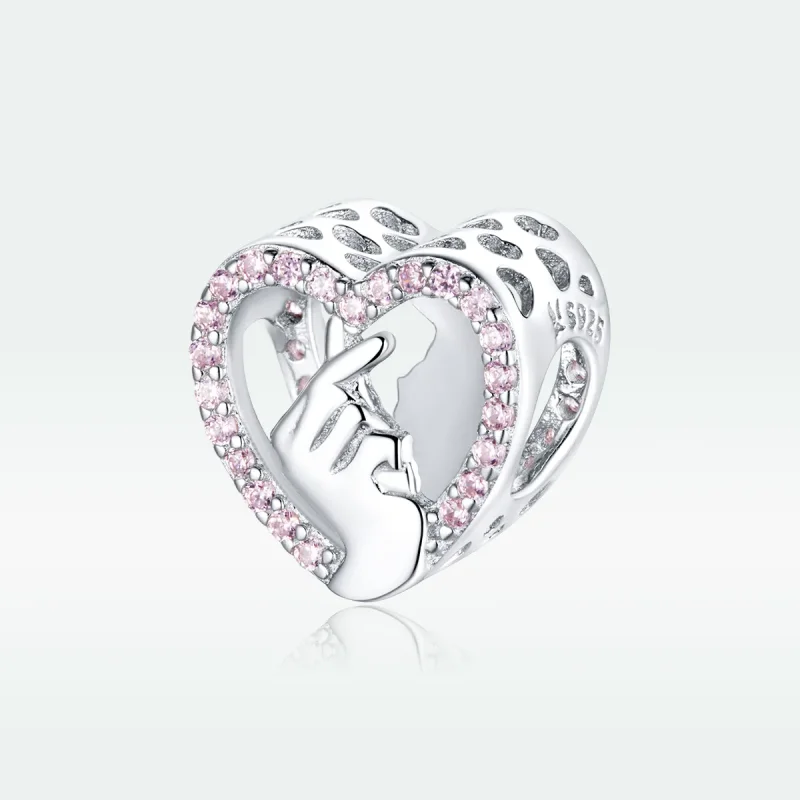 (zdjęcie do) Charms Typu Pandora Serce palec - SCC1690 - Wyświetl 5