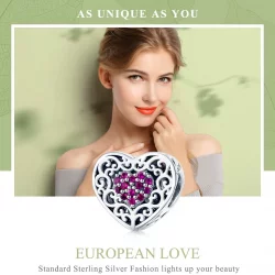 Charms Typu Pandora Serce - SCC1109