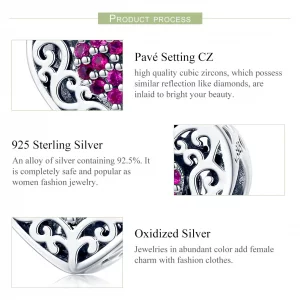 Charms Typu Pandora Serce - SCC1109