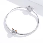 Charms Typu Pandora Serce Z Różami - BSC280