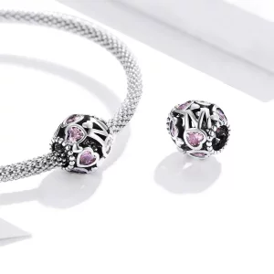 Charms Typu Pandora Sferyczne Serce - BSC421