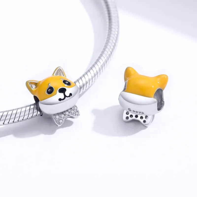 (zdjęcie do) Charms Typu Pandora Shiba Inu - BSC188 - Wyświetl 2