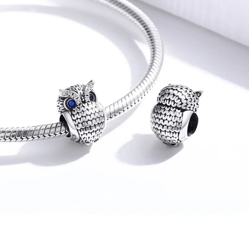 (zdjęcie do) Charms Typu Pandora Shining Sowa - SCC1607 - Wyświetl 4