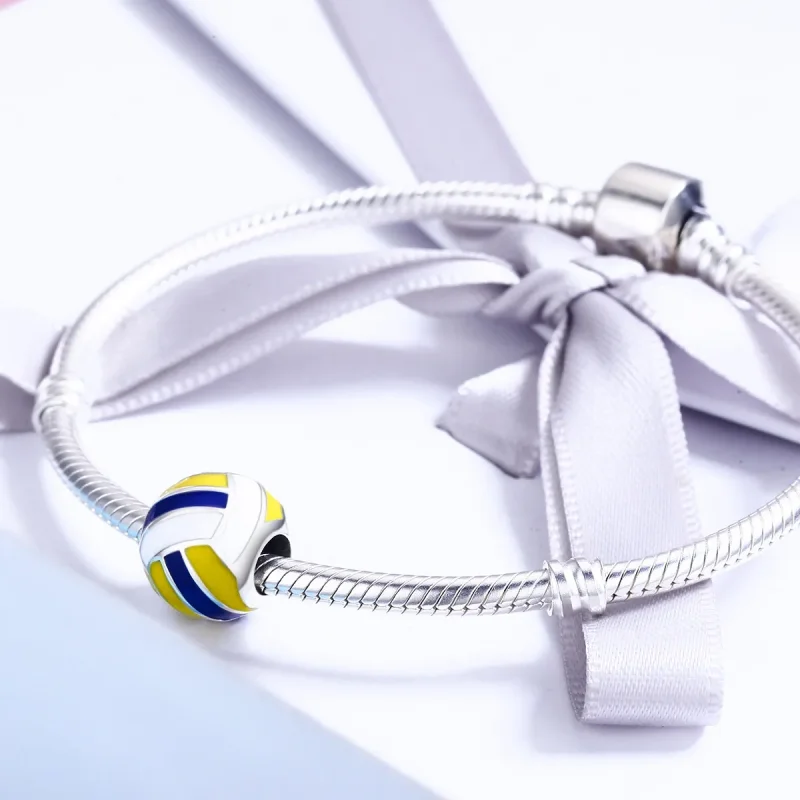 (zdjęcie do) Charms Typu Pandora Siatkówka plażowa - SCC448 - Wyświetl 5