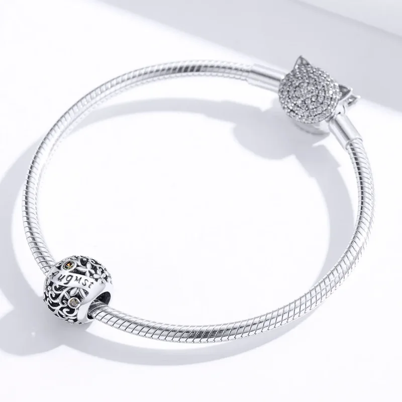(zdjęcie do) Charms Typu Pandora Sierpniowy kamień narodzin perydotu - SCC1385-8 - Wyświetl 2