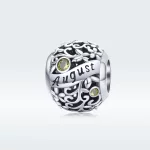 Charms Typu Pandora Sierpniowy kamień narodzin perydotu - SCC1385-8